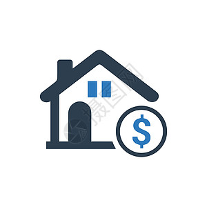 房屋贷款图标销售房地产价格投资抵押财产图片