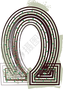 欧米茄符号生态标志图标设计图片