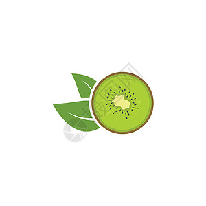 猕猴桃图标矢量插图设计水果收成营养生态花园健康蔬菜甜点产品食物图片