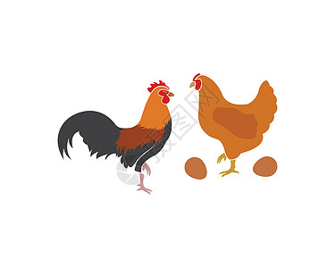 它制作图案鸡矢量图雕刻餐厅卡通片市场产品公鸡家禽食物翅膀农场图片