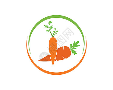 胡萝卜标志图标矢量插图设计沙拉食物排毒卡通片营养植物萝卜果汁黄瓜花园图片