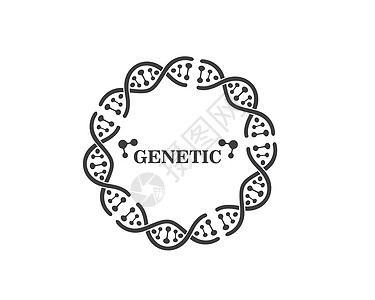 Dna 遗传标志图标它制作图案遗传学化学粒子代码插图药店生活生物学实验基因图片