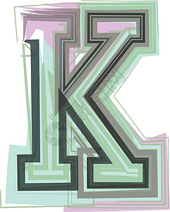 字母 K 标志图标设计图片