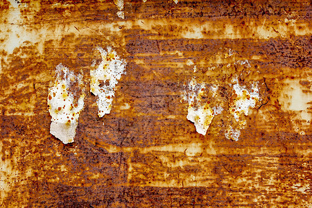 旧铁板生锈生锈了乡村老化剥皮划痕蓝色墙纸裂缝拉丝风化金属图片