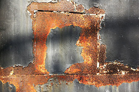 旧铁板生锈腐烂材料风化损害腐蚀衰变盘子金属墙纸图片