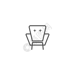 家具标志图标矢量平面设计画廊品牌店铺插图零售长沙发椅子标签座位橱柜图片