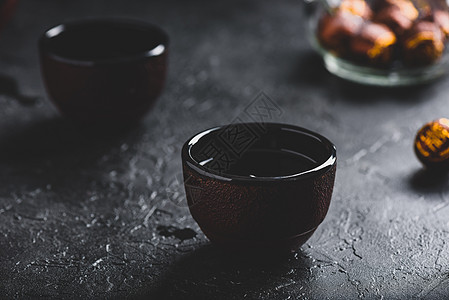 茶碗中的红茶杯子厨房饮食开水玻璃浸泡花草饮料热饮茶壶图片