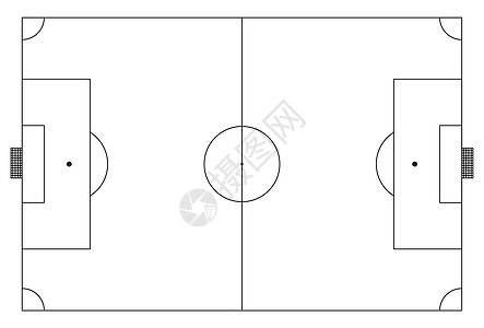 足球场 体育背景 线条艺术风格图片