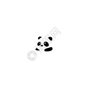 基本RGB黑色白色动物哺乳动物标识野生动物艺术竹子卡通片荒野图片