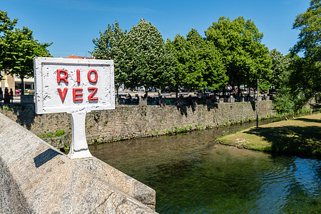 葡萄牙的韦斯河城市反射乡村村庄纪念碑旅行民浩建筑学旅游建筑图片