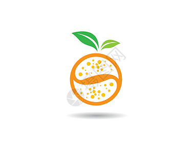 橙色标志模板地球饮食技术果汁漩涡环形农场圆圈农业插图图片