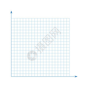 网格纸 数学图 具有 x 轴和 y 轴的笛卡尔坐标系 带有彩色线条的方形背景 学校教育的几何图案 透明背景上的内衬空白床单文档笔背景图片