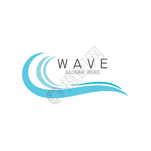 波浪标志模板矢量符号生活奢华风帆程式化勇气运动太阳身份海浪力量图片