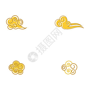 设置中国云 Logo 模板矢量符号装饰品艺术天空红色卡通片墙纸多云图片