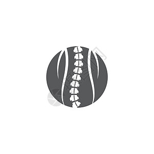 Bonecare 标志模板矢量符号诊所脊柱标识科学肋骨疼痛疗法插图身体骨骼图片