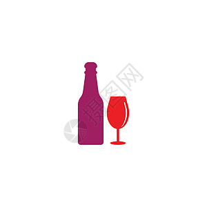 葡萄酒标志模板矢量图黑色艺术庆典藤蔓餐厅酒精食物饮料酒杯液体图片