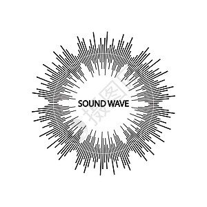 它制作图案声波矢量海浪立体声插图均衡器俱乐部频率派对记录地震收音机图片