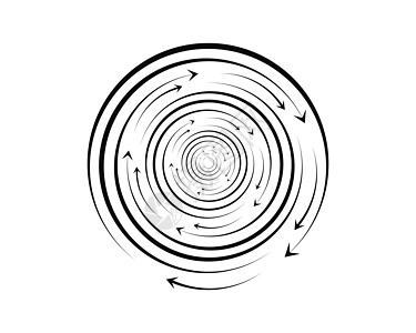 漩涡标志矢量 ico气旋技术身份飓风旋风空气圆形海浪推广涡流图片