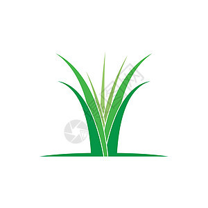 草标志 vecto创造力圆形商业芦荟生长花园插图环境绿色标识图片