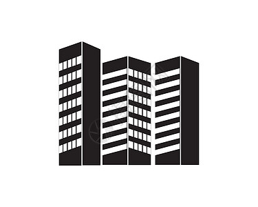建筑标志矢量它制作图案艺术财产商业摩天大楼插图建筑物景观白色黑色创造力背景图片