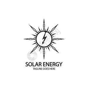 白色背景上孤立的太阳能电池板和太阳图标资源技术绿色黑色力量细胞控制板插图电气阳光图片