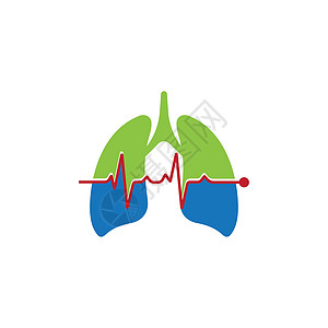 它制作图案的肺图标矢量图测试插图技术商业医疗网络身体医院公司服务图片
