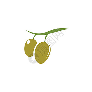 橄榄图标矢量图农业插图植物蔬菜食物处女标签树叶生态包装图片