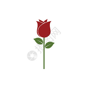 玫瑰花朵标志模板 vecto叶子花园标识植物商业插图温泉创造力图片