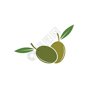 它制作图案橄榄徽标模板矢量图标叶子插图农场植物标识食物生态标签饮食收成图片