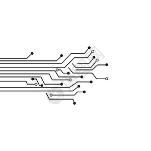 电路标志模板 vecto一体化徽标电子插图网络技术科学商业创造力线条图片
