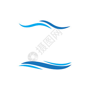波浪标志模板矢量符号风帆奢华幸福游客身份太阳勇气木板海浪公司图片