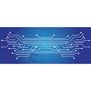 电路标志模板 vecto技术线条科学徽标公司创造力插图电子蓝色商业图片