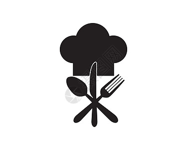勺子和叉子标志模板团体插图桌子盘子用餐菜单金属刀具环境工具图片