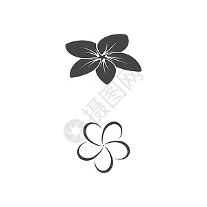 美女图标花设计它制作图案沙龙香味热带茉莉花异国绘画植物花瓣插图情调图片