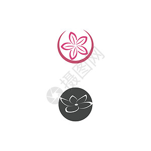 美女图标花设计它制作图案网络标识情调洗澡植物温泉异国花瓣茉莉花香味图片