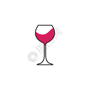 酒杯图标矢量图菜单瓶子酒吧标识玻璃饮料白色杯子庆典酒精图片
