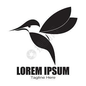 鸟标志矢量图标设计模板羽毛白色标签标识徽章野生动物商业自由鸽子创造力图片