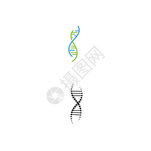DNA 标志模板矢量符号插图代码基因健康螺旋药品遗传化学染色体生物图片