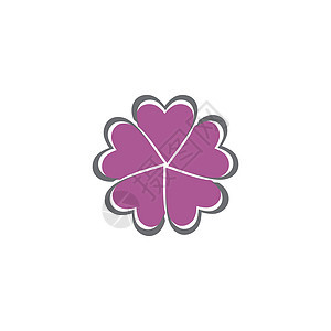 樱花花图标标志 vecto标识季节性花园樱花艺术白色插图庆典文化植物图片