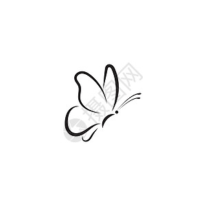 蝴蝶概念简单标志设计模板矢量图绘画美丽翅膀标识君主药品创造力蜻蜓飞行昆虫图片