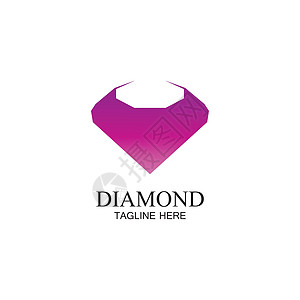 钻石标志模板插图珠宝金融礼物商业银行成功银行业酒吧石头背景图片