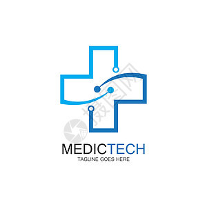医疗技术标志设计 vecto创新科学中心标识药品商业插图蓝色医院生物学图片
