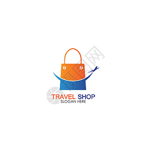 旅游购物标志设计模板艺术世界插图商业航程路线店铺手提箱季节假期图片