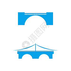 桥梁标志模板矢量图标插图设计公司街道金属环境殖民地组织成功工作咨询技术图片
