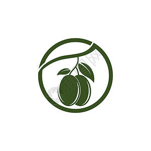 它制作图案橄榄徽标模板矢量图标生态食物标签季节处女植物收成插图标识农场图片
