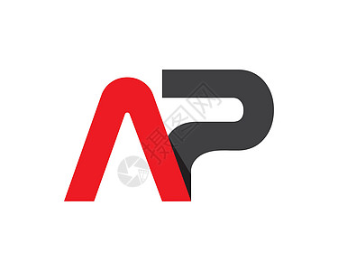 AP字母表标识插图艺术刻字斜体赛车技术运动力量速度图片