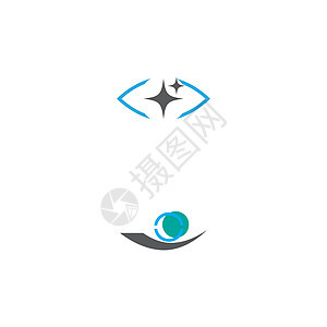 眼睛护理矢量标志设计光学安全电脑文档商业电影健康创造力公司身份图片