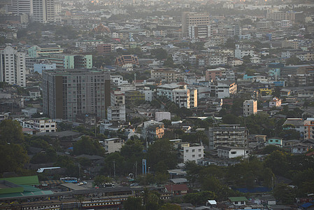Bangkok家庭建筑阳光居住房子生活天线图片