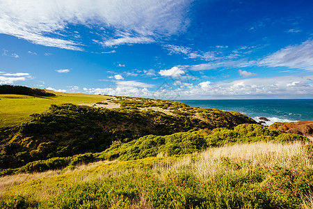 关于澳大利亚维多利亚州Flinders吹井洞的看法远足海滩晴天岩石海岸线海洋海浪海岸景点崎岖图片