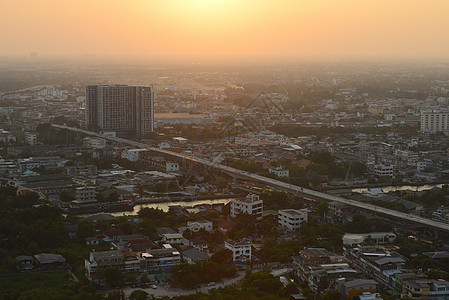 Bangkok家庭建筑房子生活阳光天线居住图片